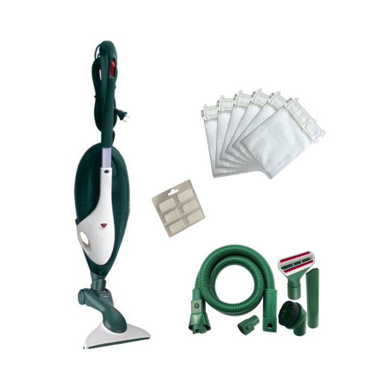 Aspirapolvere Vorwerk Folletto VK136 con HD40 + Tubo e Accessori Completi RIGENERATO