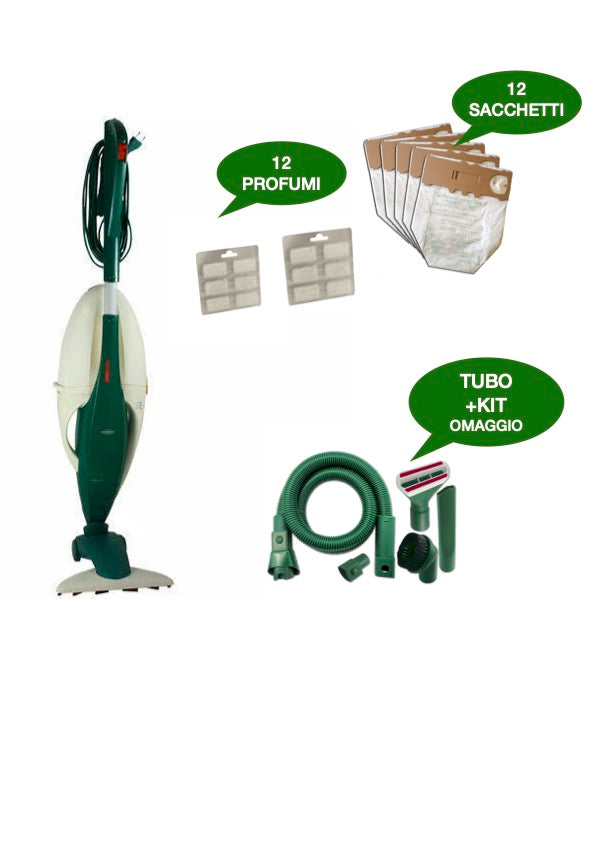 ASPIRAPOLVERE VORWERK FOLLETTO VK 131 CON HD35 CON RUOTE