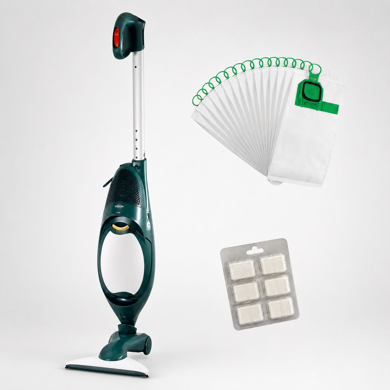 ASPIRAPOLVERE VORWERK FOLLETTO VK 140 CON HD 40 RIGENERATO