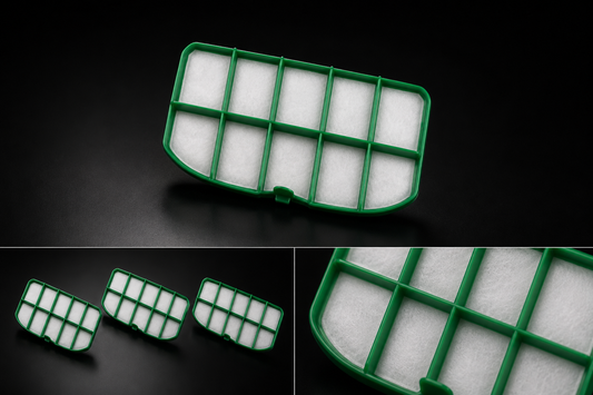 Filtro Griglia Motore per Vorwerk Folletto VK200 e VK220S, Set da 3 Pezzi, Protezione Anti-Polvere