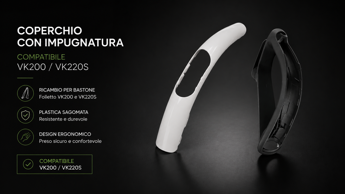 Coperchio con Impugnatura Compatibile per Bastone Folletto VK200 e VK220S