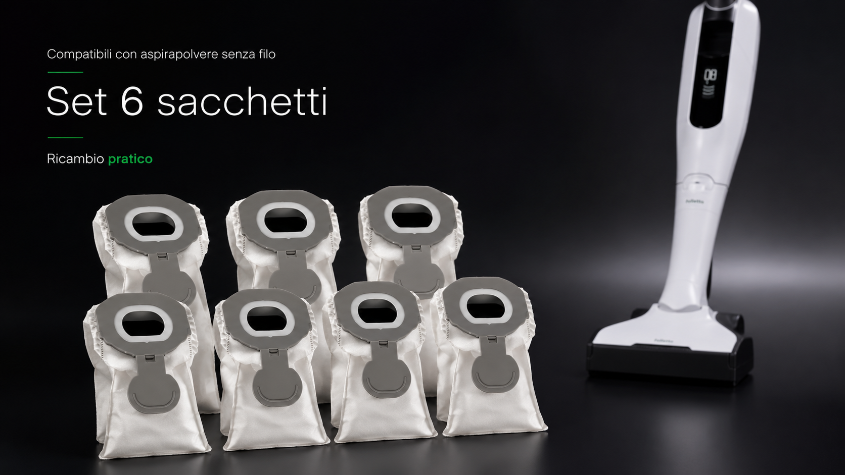 Sacchetti compatibili aspirapolvere folletto vorwerk vk7s