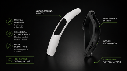 Coperchio con Impugnatura Compatibile per Bastone Folletto VK200 e VK220S