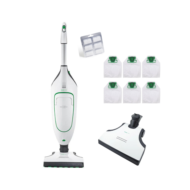 ASPIRAPOLVERE  VORWERK FOLLETTO VK 200 BATTITAPPETO EB400 SPAZZOLA MULTIFUNZIONE