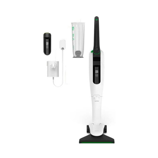 NUOVO ASPIRAPOLVERE SENZA FILO VORWERK FOLLETTO VK7S +HD 7S + DOPPIA BATTERIA