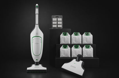 ASPIRAPOLVERE  VORWERK FOLLETTO VK 200 BATTITAPPETO EB400 SPAZZOLA MULTIFUNZIONE