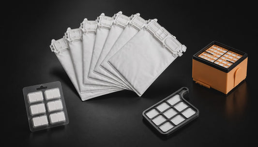 Kit Folletto sacchetti,filtri e profumi compatibili VK135 vk136