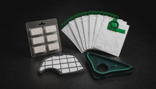 Kit Folletto sacchetti, filtri, spazzola e profumi compatibili VK140/VK150