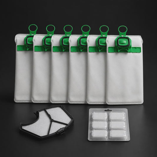 Kit Folletto sacchetti, filtri e profumi compatibili VK140 VK150