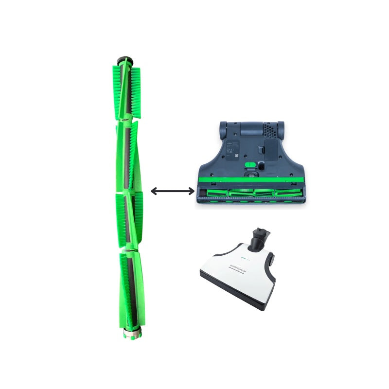 Spazzola Rotonda di Ricambio Compatibile per Folletto Vorwerk EB400 / EB420S – Setole Extra Lunghe, Alta Qualità, Pulizia Profonda – Accessorio di Ricambio per Battitappeto