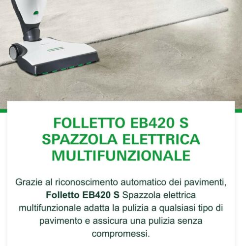 NUOVO BATTITAPPETO EB420S SPAZZOLA INTELLIGENTE